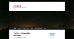 Desktop Screenshot of aleastory.co.uk